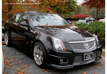 المواصفات والتفاصيل التقنية الكاملة 2008 Cadillac CTS II V 6.2 V8 (564 Hp)