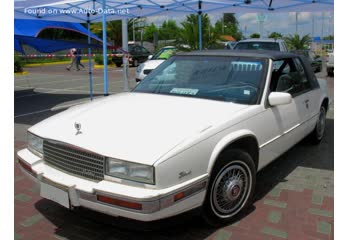 المواصفات والتفاصيل التقنية الكاملة 1986 Cadillac Eldorado XI 4.1 V8 (130 Hp) Automatic