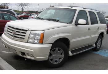 Full specifications and technical details 2005 Cadillac Escalade II 6.2 i V8 ESV (409 Hp)