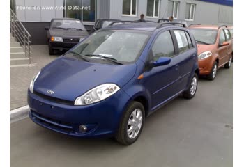 Full specifications and technical details 2006 Chery Kimo (A1) 1.3i (83 Hp)