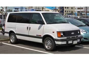 Full specifications and technical details 1985 Chevrolet Astro 4.3 i V6 (163 Hp)