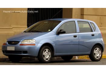 المواصفات والتفاصيل التقنية الكاملة 2004 Chevrolet Aveo Hatchback 1.4 i 16V (94 Hp)