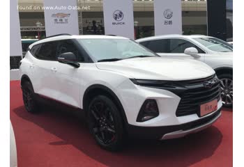 Full specifications and technical details 2020 Chevrolet Blazer (2019) RS 650T (237 Hp) 4WD HYDRAMATIC