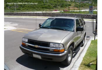 المواصفات والتفاصيل التقنية الكاملة 1998 Chevrolet Blazer II (4-door, facelift 1998) 4.3 V6 SFI (190 Hp) Autotrac 4x4