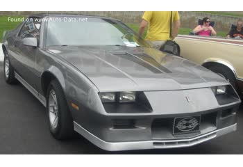 المواصفات والتفاصيل التقنية الكاملة 1989 Chevrolet Camaro III 5.7 V8 TPI (230 Hp) Automatic