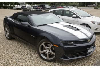 المواصفات والتفاصيل التقنية الكاملة 2013 Chevrolet Camaro V (facelift 2013) Convertible 6.2 V8 (426 Hp)