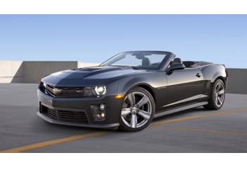 المواصفات والتفاصيل التقنية الكاملة 2013 Chevrolet Camaro V (facelift 2013) Convertible ZL1 6.2 Supercharged V8 (580 Hp)