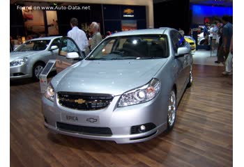 المواصفات والتفاصيل التقنية الكاملة 2006 Chevrolet Epica 2.0 i 24V (143 Hp) Automatic