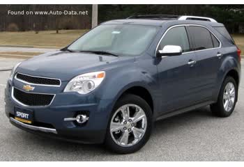 المواصفات والتفاصيل التقنية الكاملة 2009 Chevrolet Equinox II 3.0 V6 (264 Hp) Automatic