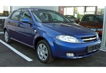 المواصفات والتفاصيل التقنية الكاملة 2004 Chevrolet Lacetti Hatchback 1.6 i 16V (109 Hp)