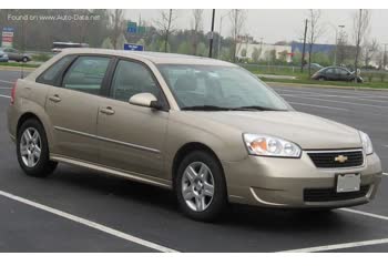 المواصفات والتفاصيل التقنية الكاملة 2006 Chevrolet Malibu Maxx (facelift 2006) SS 3.9i V6 12V (240 Hp) Automatic