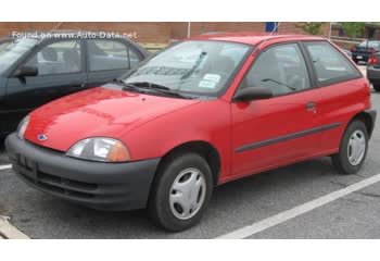 المواصفات والتفاصيل التقنية الكاملة 1998 Chevrolet Metro (MR226) 1.0 i (56 Hp)