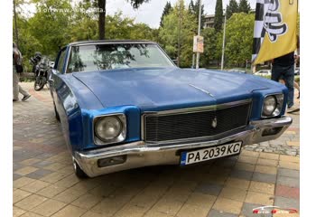 Full specifications and technical details 1972 Chevrolet Monte Carlo I 5.7 V8 Turbo-Fire (165 Hp) Automatic