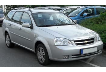 Full specifications and technical details 2005 Chevrolet Nubira Station Wagon 1.8 i 16V (122 Hp)