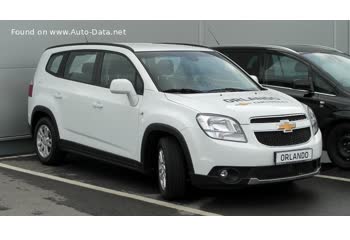 المواصفات والتفاصيل التقنية الكاملة 2011 Chevrolet Orlando I 1.8 16V (141 Hp)