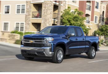 Full specifications and technical details 2018 Chevrolet Silverado 1500 IV Double Cab 5.3 EcoTec3 V8 (355 Hp) 4WD Automatic DFM