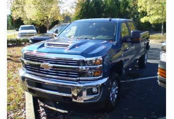 Full specifications and technical details 2015 Chevrolet Silverado 2500 HD III (K2XX) Crew Cab Long Box 6.0 V8 (360 Hp) 4WD Automatic