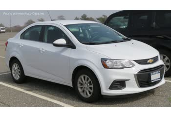 المواصفات والتفاصيل التقنية الكاملة 2016 Chevrolet Sonic I Sedan (facelift 2016) 1.4 Ecotec (138 Hp) Automatic