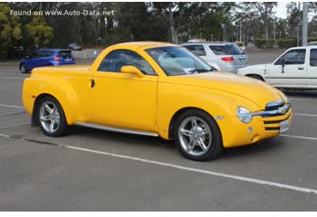 Full specifications and technical details 2003 Chevrolet SSR 5.3 i V8 (300 Hp)