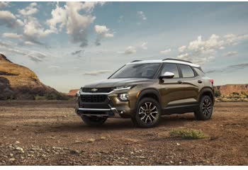 Full specifications and technical details 2020 Chevrolet Trailblazer III RS 1.3 ECOTEC Turbo (155 Hp) CVT