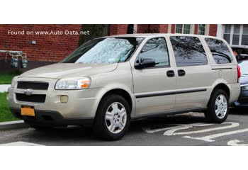 المواصفات والتفاصيل التقنية الكاملة 2004 Chevrolet Uplander 3.5 i V6 AWD (203 Hp)