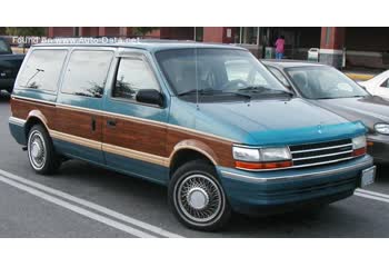 Full specifications and technical details 1990 Chrysler Grand Voyager II 3.3 V6 (163 Hp)