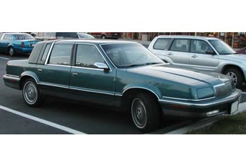 Full specifications and technical details 1991 Chrysler New Yorker Fifth Avenue 3.8 V6 (152 Hp)