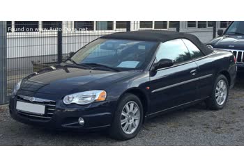 المواصفات والتفاصيل التقنية الكاملة 2000 Chrysler Sebring Convertible (JR) 2.7 i V6 24V (203 Hp)