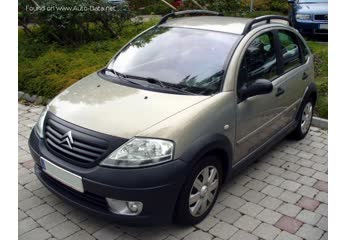 المواصفات والتفاصيل التقنية الكاملة 2004 Citroen C3 I X-TR (Phase I, 2004) 1.4 HDi (90 Hp)