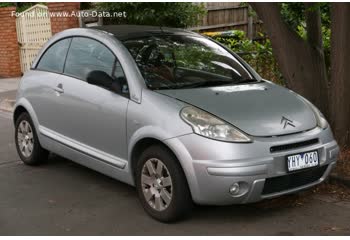 المواصفات والتفاصيل التقنية الكاملة 2003 Citroen C3 Pluriel (Phase I, 2003) 1.1 (60 Hp)