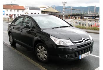 المواصفات والتفاصيل التقنية الكاملة 2007 Citroen C4 C-Triomphe (Phase I, 2007) 1.6 16V (109 Hp)