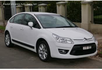 المواصفات والتفاصيل التقنية الكاملة 2008 Citroen C4 I Hatchback (Phase II, 2008) 1.4i 16V (90 Hp)