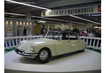 Vollständige Spezifikationen und technische Details 1955 Citroen DS I 19 (75 Hp)