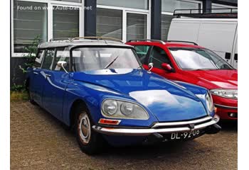 المواصفات والتفاصيل التقنية الكاملة 1971 Citroen ID III Break 20 F (99 Hp)