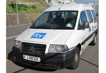 Full specifications and technical details 2004 Citroen Jumpy I Combi (facelift 2004) 2.0 (136 Hp)