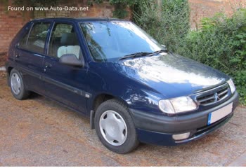 Full specifications and technical details 1996 Citroen Saxo (Phase I, 1996) 5-door 1.5 D (58 Hp)