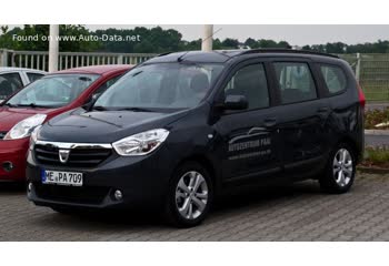 Full specifications and technical details 2015 Dacia Lodgy 1.6 SCe LPG (102 Hp) 7 Seats