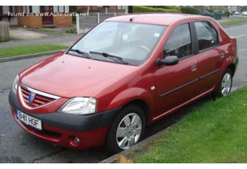 المواصفات والتفاصيل التقنية الكاملة 2004 Dacia Logan I 1.6 8V (87 Hp)