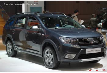 المواصفات والتفاصيل التقنية الكاملة 2017 Dacia Logan II MCV Stepway (facelift 2017) 1.5 dCi (90 Hp)