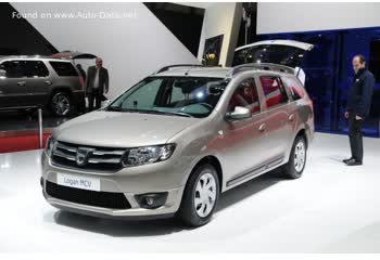 المواصفات والتفاصيل التقنية الكاملة 2013 Dacia Logan II MCV 1.5 dCi (75 Hp) FAP