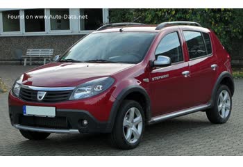 المواصفات والتفاصيل التقنية الكاملة 2009 Dacia Sandero I Stepway 1.6 8V (87 Hp)