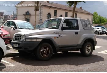 المواصفات والتفاصيل التقنية الكاملة 1999 Daewoo Korando Cabrio (KJ) 2.3 (143 Hp)