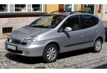 المواصفات والتفاصيل التقنية الكاملة 2000 Daewoo Rezzo (KLAU) 2.0 i (128 Hp) Automatic