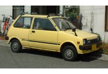 المواصفات والتفاصيل التقنية الكاملة 1982 Daihatsu Cuore (L55,L60) 0.6 (L60) (30 Hp)