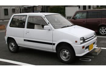 Full specifications and technical details 1989 Daihatsu Cuore (L80,L81) 0.8 (L80) (39 Hp)