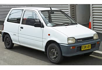 المواصفات والتفاصيل التقنية الكاملة 1990 Daihatsu Cuore (L201) 0.8 (41 Hp)