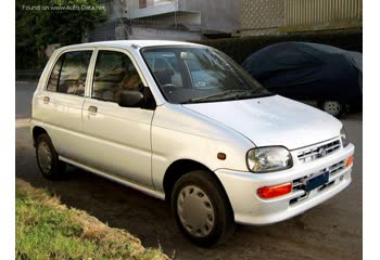 Full specifications and technical details 1995 Daihatsu Cuore (L501) 0.8 i (44 Hp)