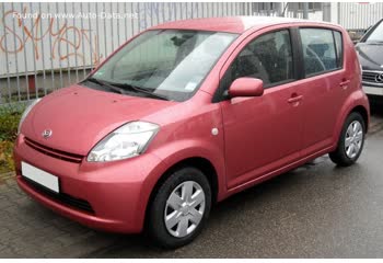 المواصفات والتفاصيل التقنية الكاملة 2005 Daihatsu Sirion (M2) 1.0 i 12V (69 Hp)