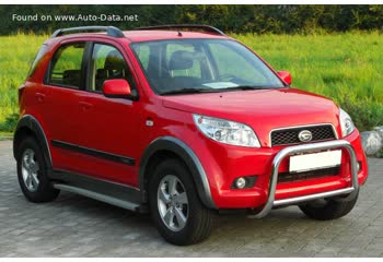 المواصفات والتفاصيل التقنية الكاملة 2006 Daihatsu Terios II 1.5 i 16V (105 Hp)