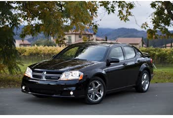 المواصفات والتفاصيل التقنية الكاملة 2010 Dodge Avenger Sedan (facelift 2010) 3.6 V6 (283 Hp) Autostick